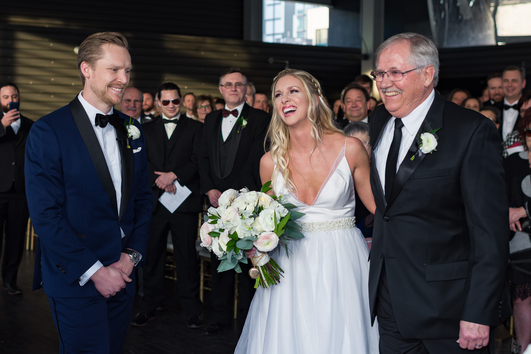 Austin-Wedding-Photographers-Downtown-Brazos-Hall-ceremony-blonde-bride