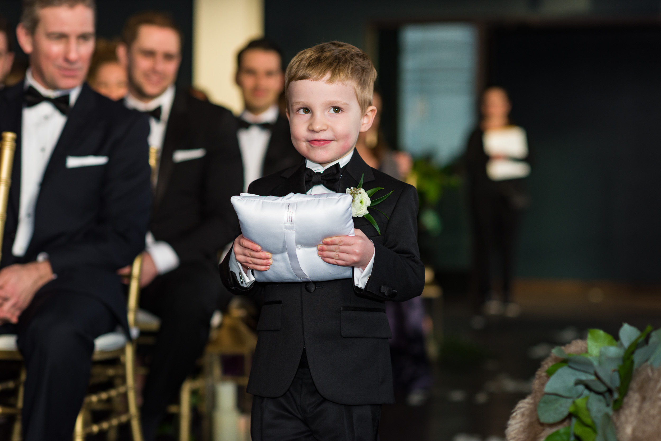 Austin-wedding-photographers-brazos-hall-downtown-ring-bearer-tuxedo-cute