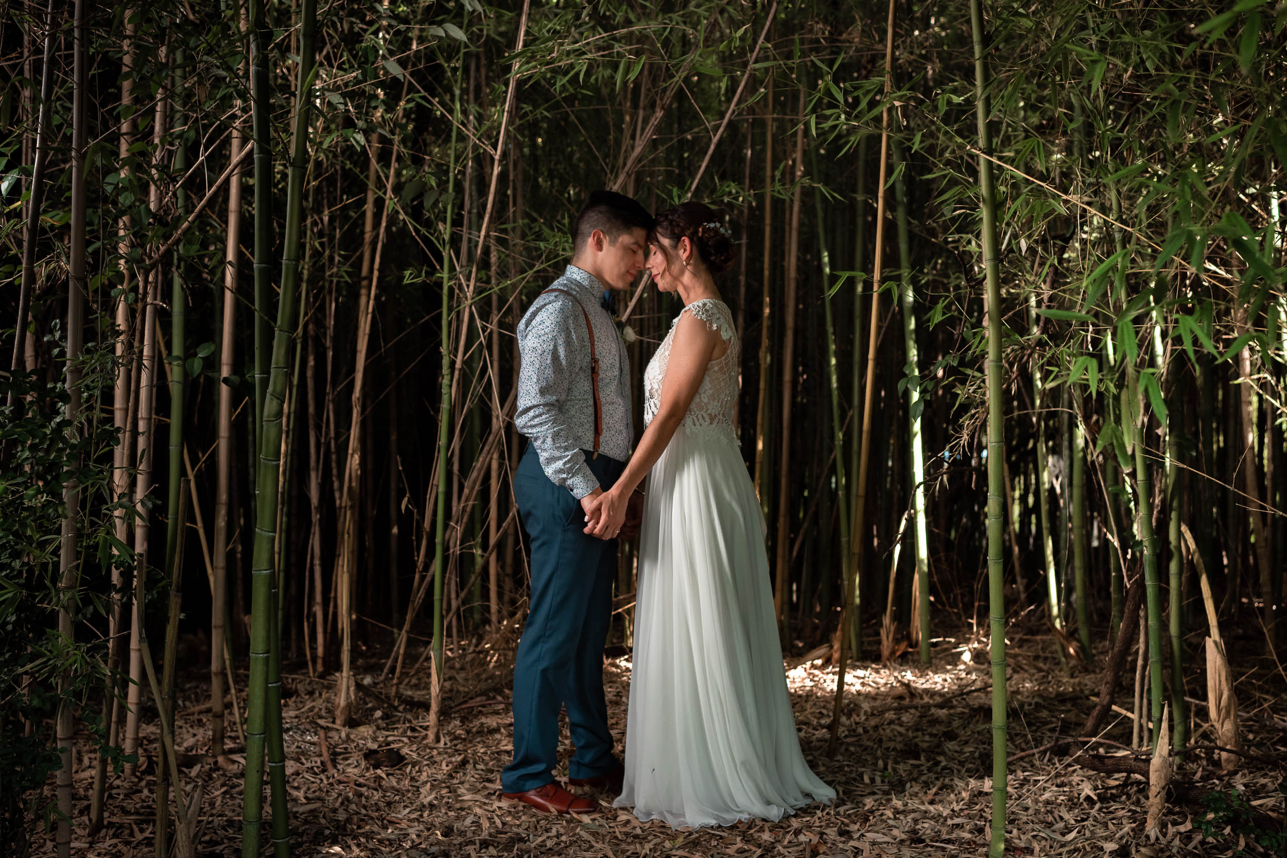 Mercury-Hall-Austin-Wedding-Photographers-portrait-bamboo-outdoor-summer-groom-bride