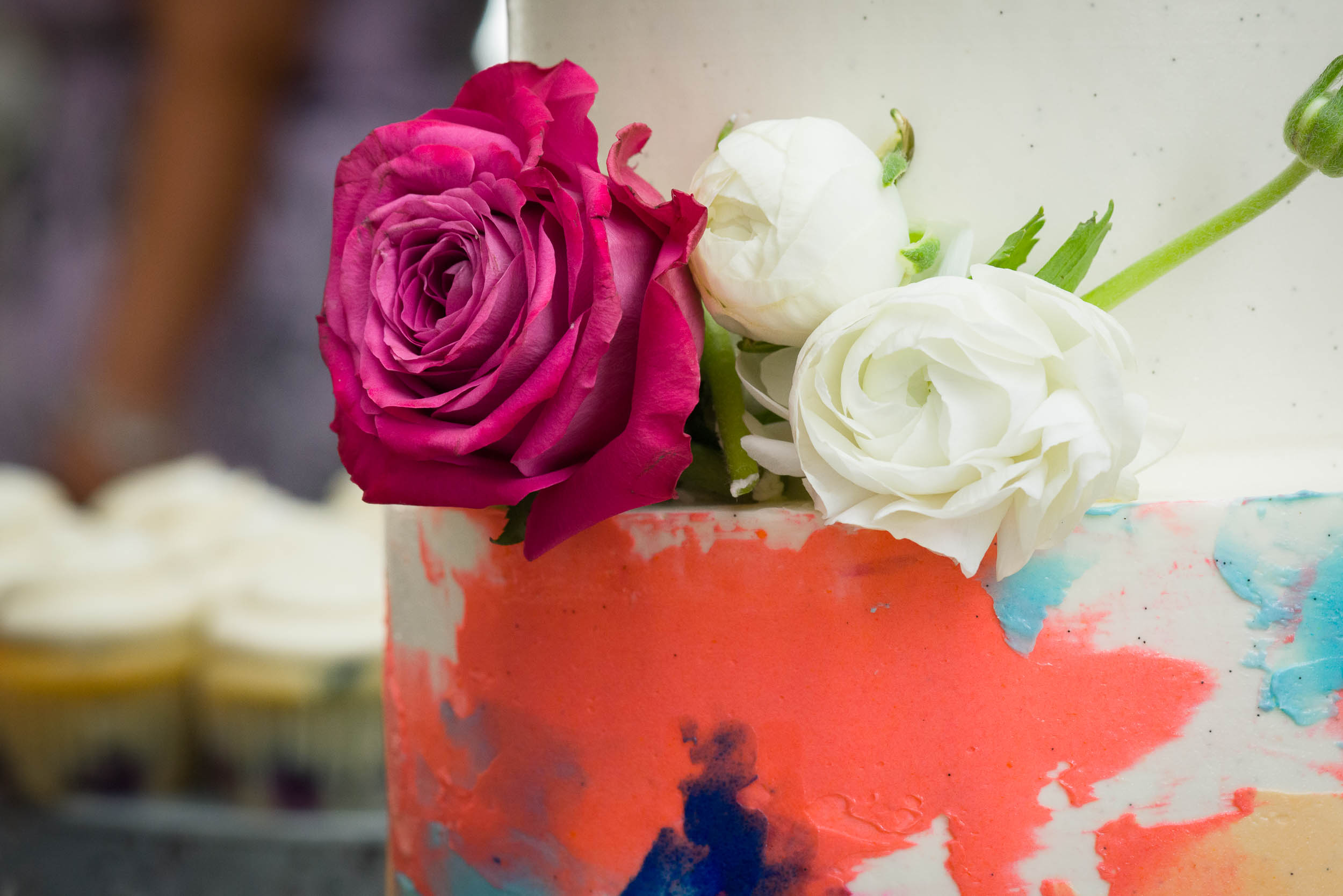Mercury-Hall-Austin-Wedding-Photographers-texas-reception-dessert-cake-icing-details-pink